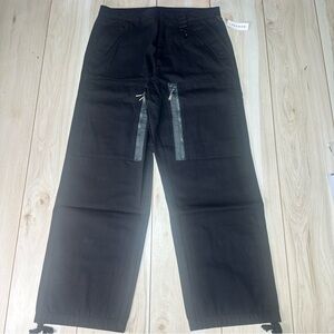NWT‎ RC Outdoor Supply cargo pants Men’s 34 Black Techwear  utility zip pocket